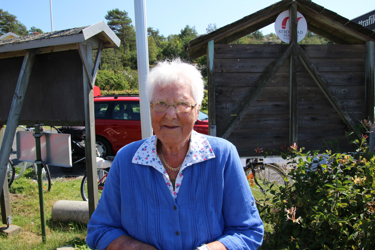 Elsa Johansson, Kämpersviks äldsta person Foto: LarsJoelsson