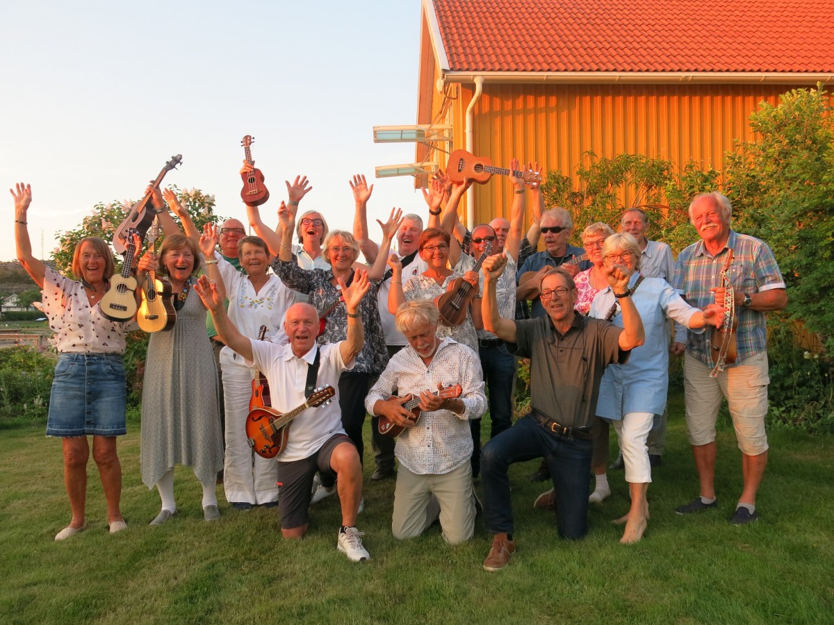 Rock'n'roll på ukulele. Foto:Lars Joelsson